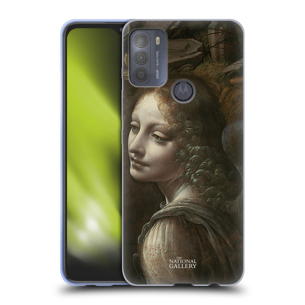 The National Gallery Art The Virgin Of The Rocks Soft Gel Case for Motorola Moto G50