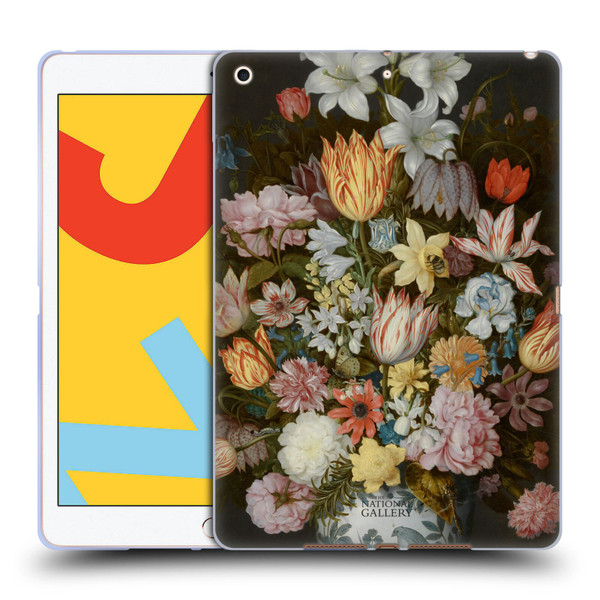 The National Gallery Art A Still Life Of Flowers In A Wan-Li Vase Soft Gel Case for Apple iPad 10.2 2019/2020/2021