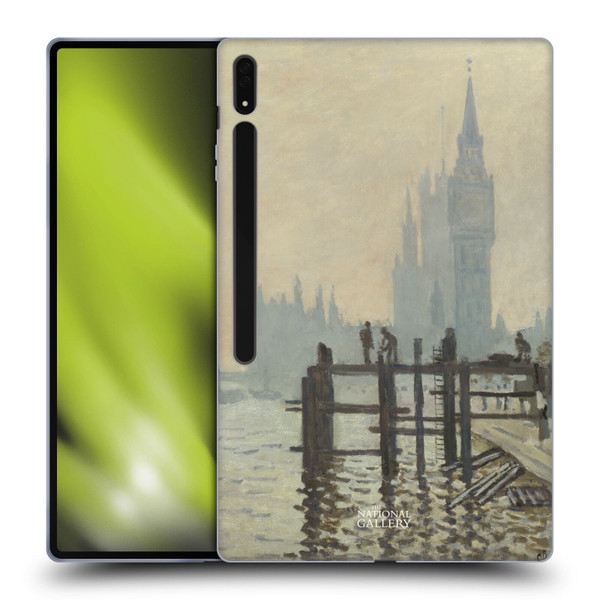 The National Gallery Art Monet Thames Soft Gel Case for Samsung Galaxy Tab S8 Ultra