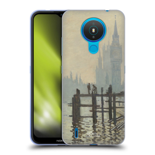 The National Gallery Art Monet Thames Soft Gel Case for Nokia 1.4