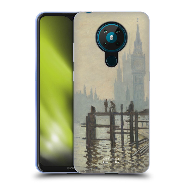 The National Gallery Art Monet Thames Soft Gel Case for Nokia 5.3