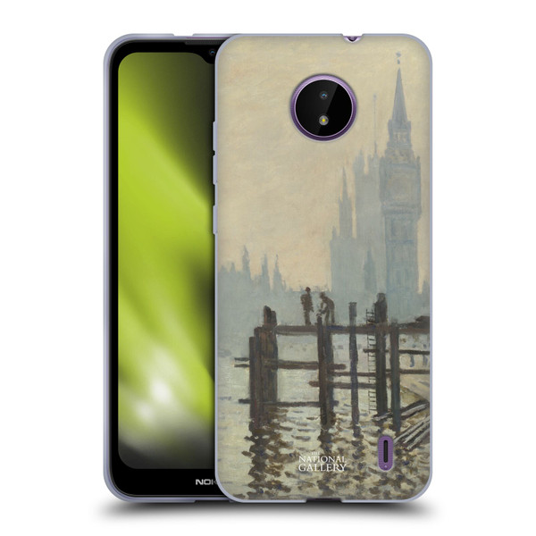 The National Gallery Art Monet Thames Soft Gel Case for Nokia C10 / C20