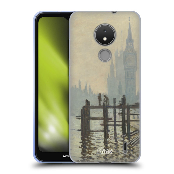 The National Gallery Art Monet Thames Soft Gel Case for Nokia C21