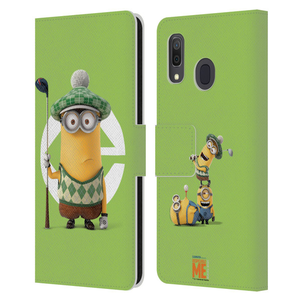Despicable Me Minions Kevin Golfer Costume Leather Book Wallet Case Cover For Samsung Galaxy A33 5G (2022)