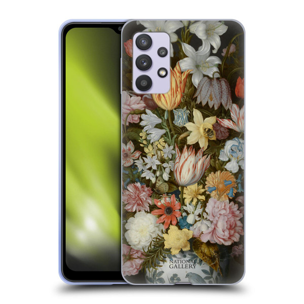 The National Gallery Art A Still Life Of Flowers In A Wan-Li Vase Soft Gel Case for Samsung Galaxy A32 5G / M32 5G (2021)