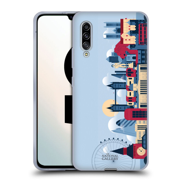 The National Gallery Art London Skyline Soft Gel Case for Samsung Galaxy A90 5G (2019)