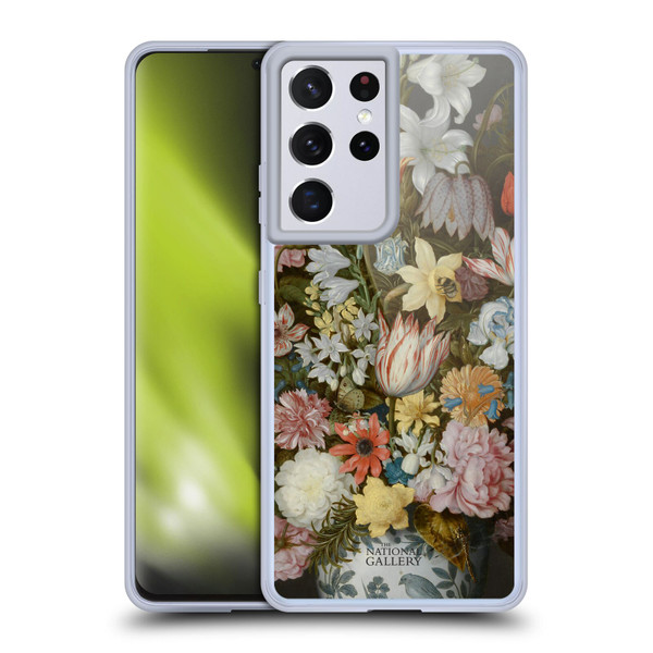 The National Gallery Art A Still Life Of Flowers In A Wan-Li Vase Soft Gel Case for Samsung Galaxy S21 Ultra 5G