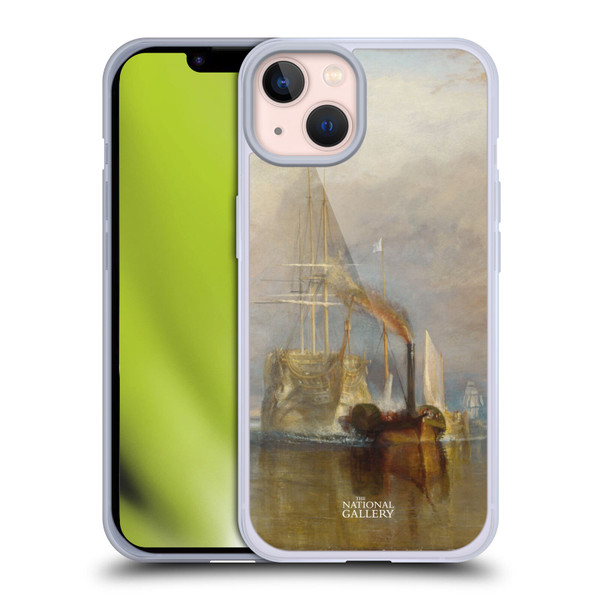 The National Gallery Nature The Fighting Temeraire Soft Gel Case for Apple iPhone 13