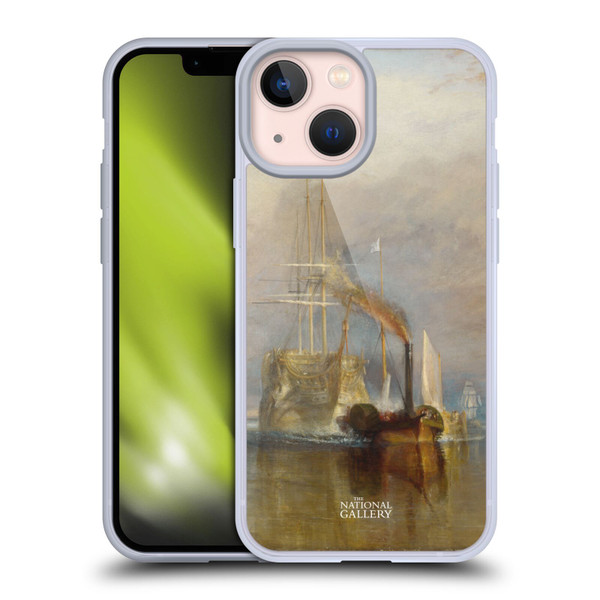 The National Gallery Nature The Fighting Temeraire Soft Gel Case for Apple iPhone 13 Mini