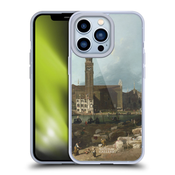 The National Gallery Nature The Stonemason's Yard Soft Gel Case for Apple iPhone 13 Pro