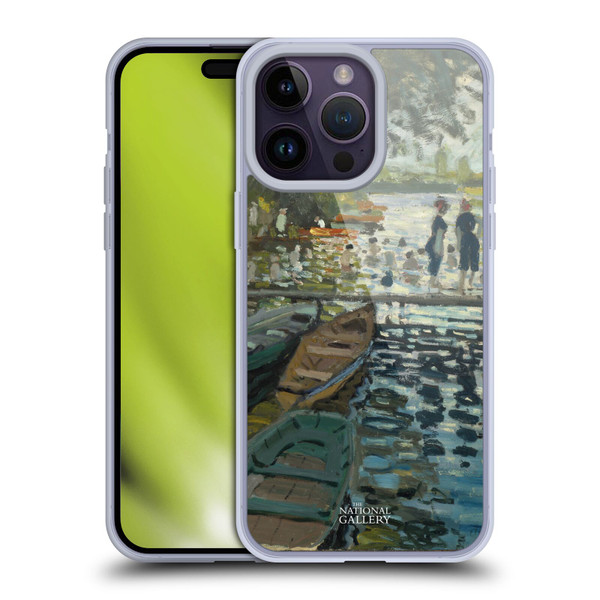 The National Gallery Nature Bathers At La Grenouillére Soft Gel Case for Apple iPhone 14 Pro Max