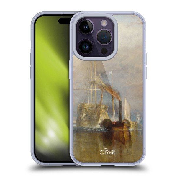 The National Gallery Nature The Fighting Temeraire Soft Gel Case for Apple iPhone 14 Pro