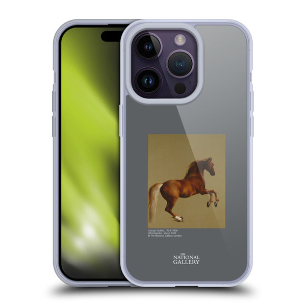 The National Gallery Nature Whistlejacket Soft Gel Case for Apple iPhone 14 Pro & MagSafe