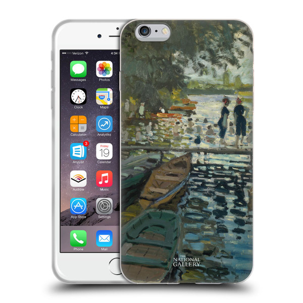 The National Gallery Nature Bathers At La Grenouillére Soft Gel Case for Apple iPhone 6 Plus / iPhone 6s Plus