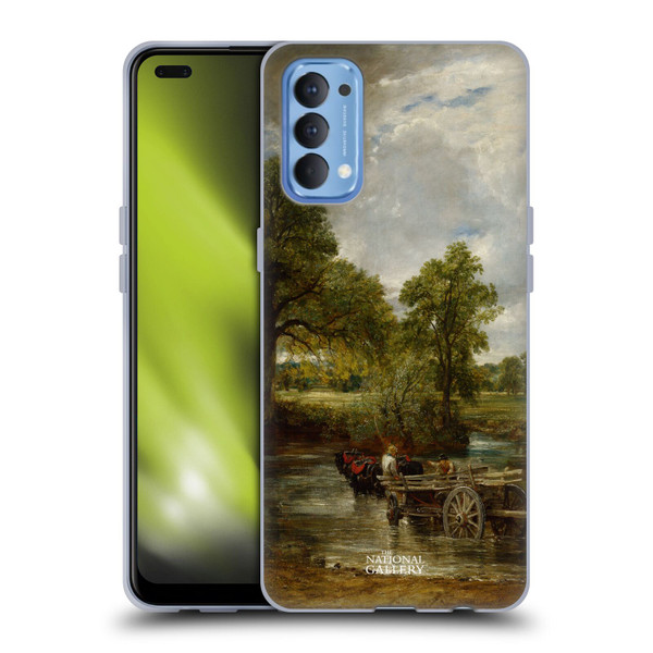 The National Gallery Nature The Hay Wain Soft Gel Case for OPPO Reno 4 5G