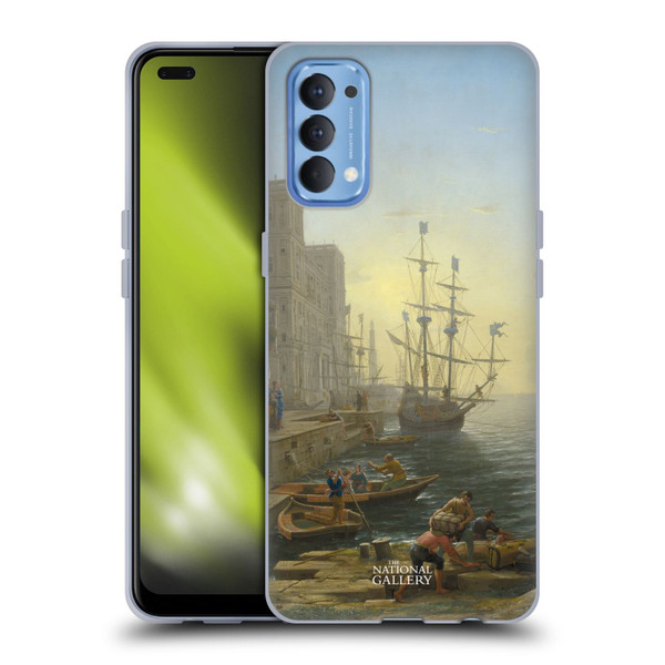 The National Gallery Nature Seaport With The Embarkation Of Saint Ursula Soft Gel Case for OPPO Reno 4 5G