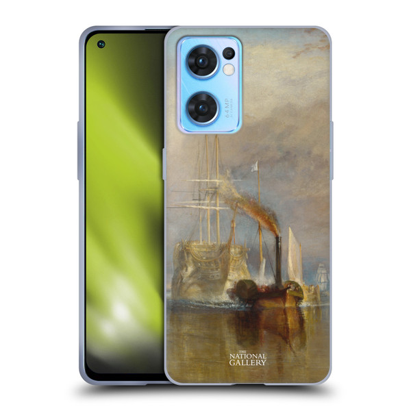 The National Gallery Nature The Fighting Temeraire Soft Gel Case for OPPO Reno7 5G / Find X5 Lite