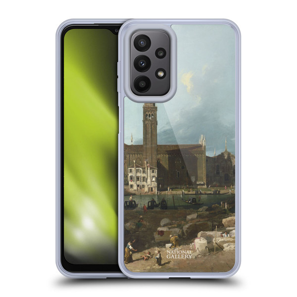 The National Gallery Nature The Stonemason's Yard Soft Gel Case for Samsung Galaxy A23 / 5G (2022)