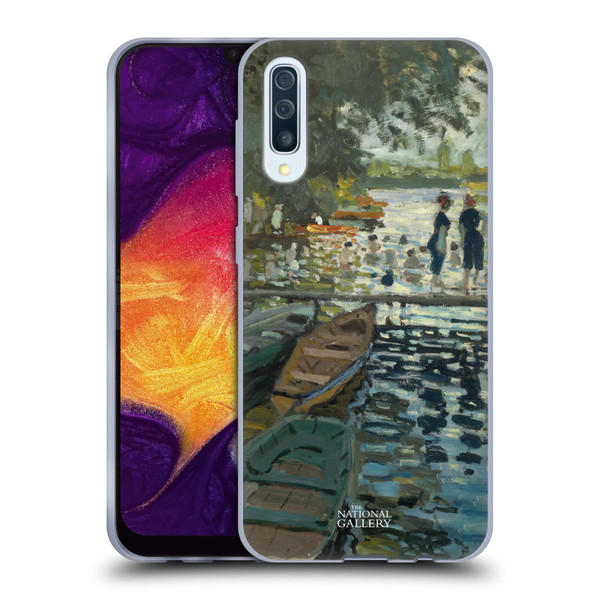The National Gallery Nature Bathers At La Grenouillére Soft Gel Case for Samsung Galaxy A50/A30s (2019)