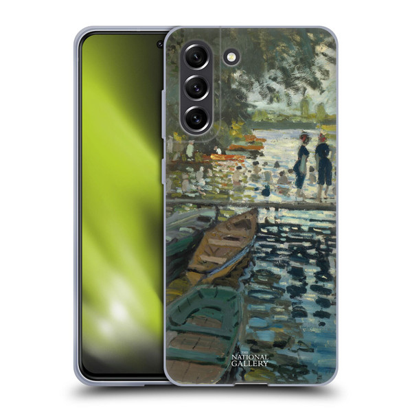 The National Gallery Nature Bathers At La Grenouillére Soft Gel Case for Samsung Galaxy S21 FE 5G