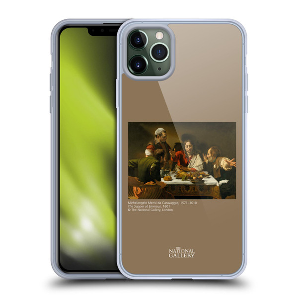 The National Gallery People The Supper At Emmaus Soft Gel Case for Apple iPhone 11 Pro Max