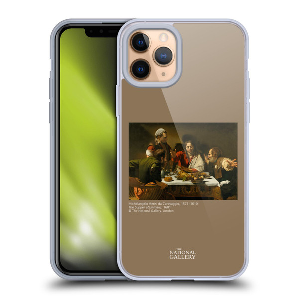 The National Gallery People The Supper At Emmaus Soft Gel Case for Apple iPhone 11 Pro