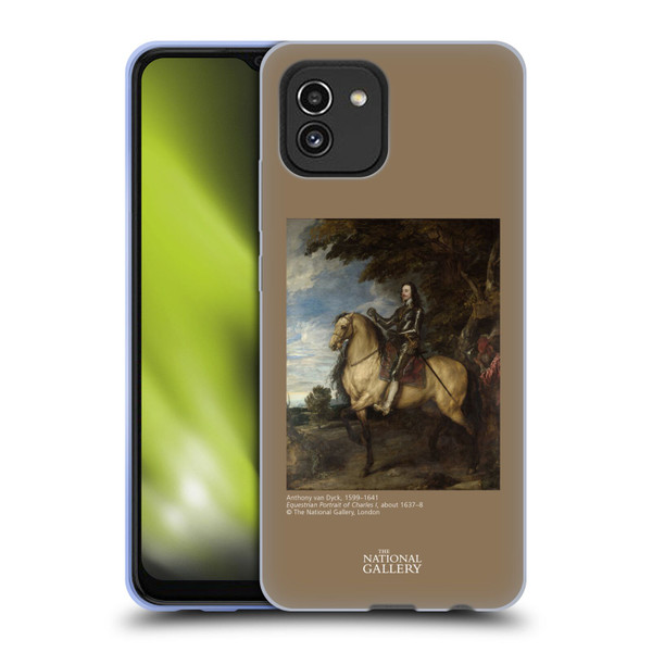 The National Gallery People Equestrian Portrait Of Charles I Soft Gel Case for Samsung Galaxy A03 (2021)