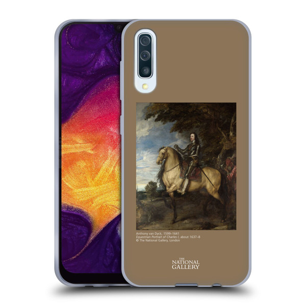 The National Gallery People Equestrian Portrait Of Charles I Soft Gel Case for Samsung Galaxy A50/A30s (2019)