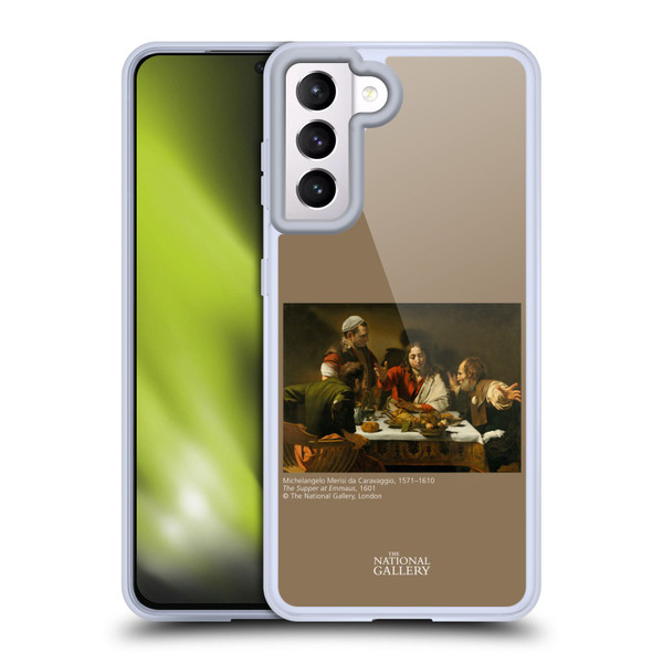 The National Gallery People The Supper At Emmaus Soft Gel Case for Samsung Galaxy S21 5G