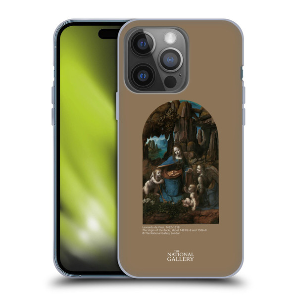 The National Gallery Religious & Mythological The Virgin Of The Rocks Soft Gel Case for Apple iPhone 14 Pro