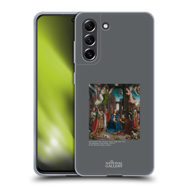 The National Gallery Religious & Mythological The Adoration Of The Kings Soft Gel Case for Samsung Galaxy S21 FE 5G