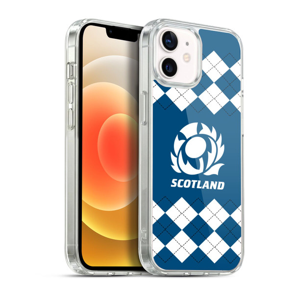 Scotland Rugby Logo 2 Argyle Soft Gel Case for Apple iPhone 12 / iPhone 12 Pro & MagSafe