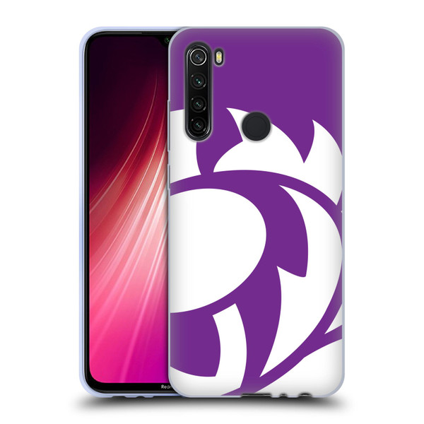 Scotland Rugby Oversized Thistle Purple Heather Soft Gel Case for Xiaomi Redmi Note 8T