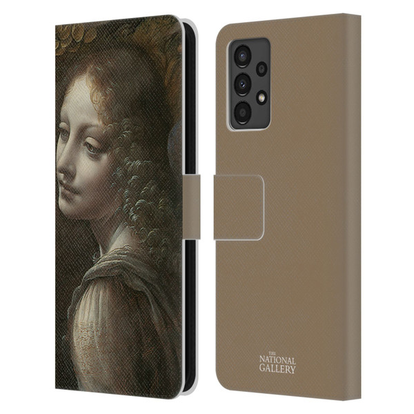 The National Gallery Art The Virgin Of The Rocks Leather Book Wallet Case Cover For Samsung Galaxy A13 (2022)