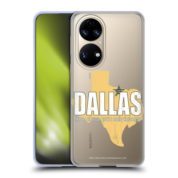 Dallas: Television Series Graphics Quote Soft Gel Case for Huawei P50