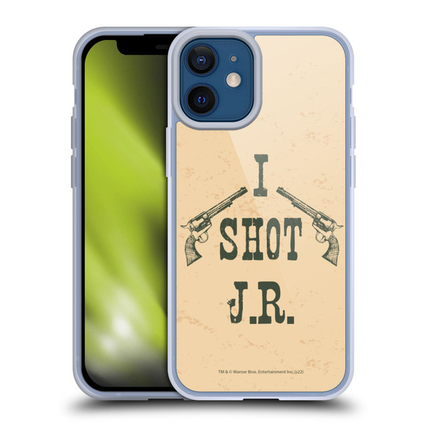 Dallas: Television Series Graphics Typography Soft Gel Case for Apple iPhone 12 Mini