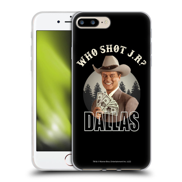 Dallas: Television Series Graphics Character Soft Gel Case for Apple iPhone 7 Plus / iPhone 8 Plus