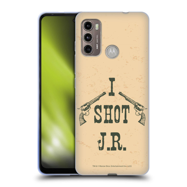 Dallas: Television Series Graphics Typography Soft Gel Case for Motorola Moto G60 / Moto G40 Fusion