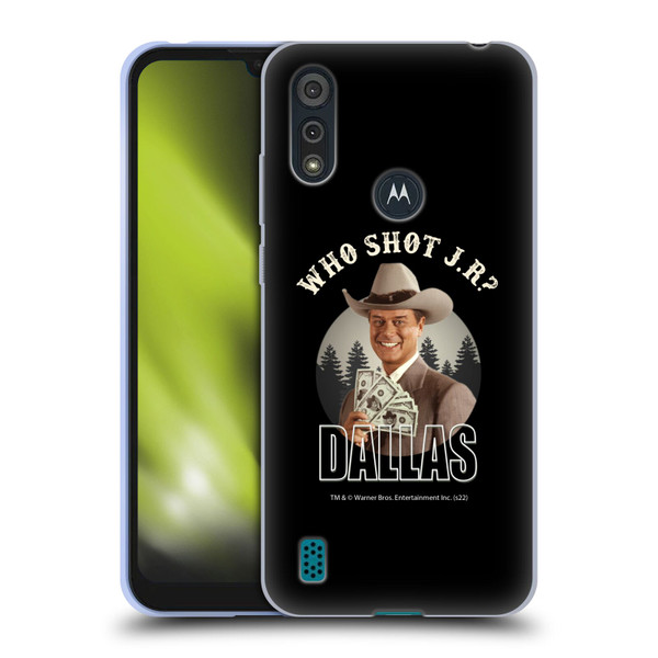 Dallas: Television Series Graphics Character Soft Gel Case for Motorola Moto E6s (2020)