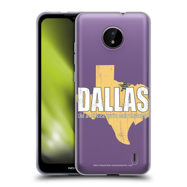 Dallas: Television Series Graphics Quote Soft Gel Case for Nokia C10 / C20
