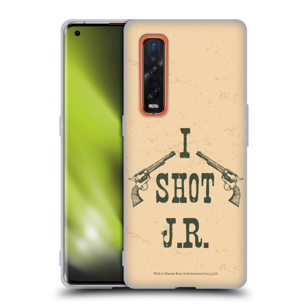 Dallas: Television Series Graphics Typography Soft Gel Case for OPPO Find X2 Pro 5G