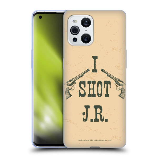 Dallas: Television Series Graphics Typography Soft Gel Case for OPPO Find X3 / Pro