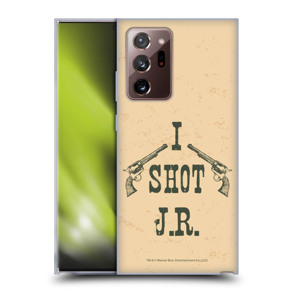 Dallas: Television Series Graphics Typography Soft Gel Case for Samsung Galaxy Note20 Ultra / 5G