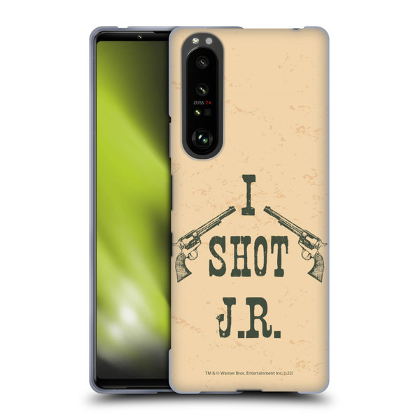 Dallas: Television Series Graphics Typography Soft Gel Case for Sony Xperia 1 III
