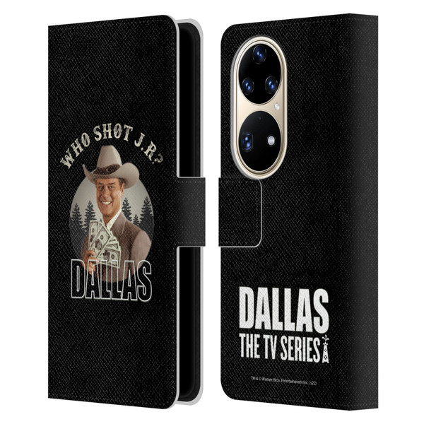 Dallas: Television Series Graphics Character Leather Book Wallet Case Cover For Huawei P50 Pro