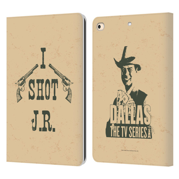 Dallas: Television Series Graphics Typography Leather Book Wallet Case Cover For Apple iPad 9.7 2017 / iPad 9.7 2018