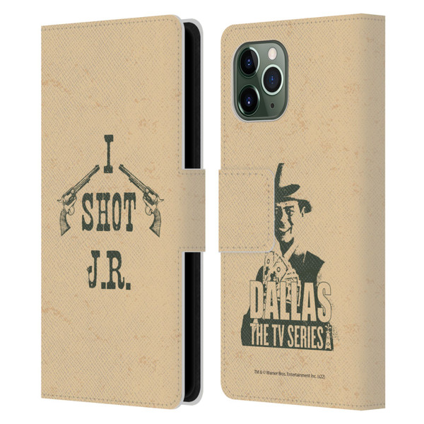 Dallas: Television Series Graphics Typography Leather Book Wallet Case Cover For Apple iPhone 11 Pro