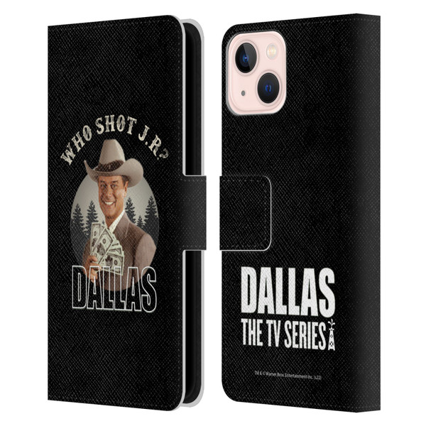 Dallas: Television Series Graphics Character Leather Book Wallet Case Cover For Apple iPhone 13