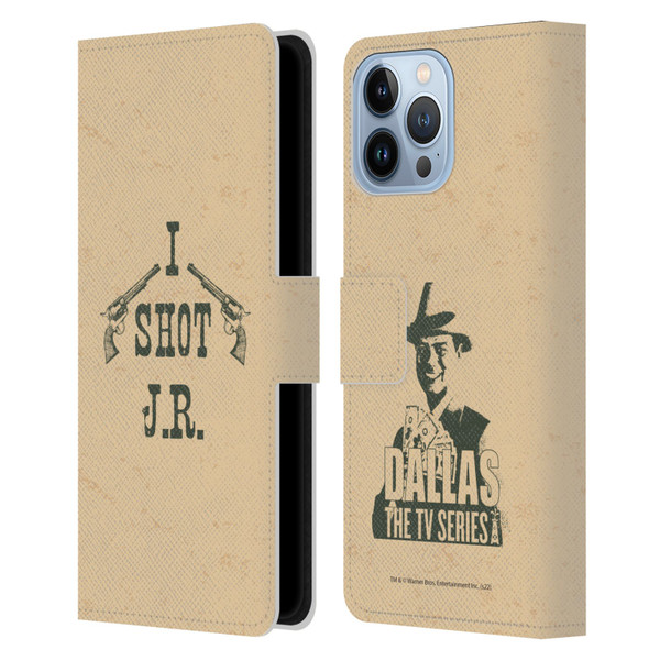 Dallas: Television Series Graphics Typography Leather Book Wallet Case Cover For Apple iPhone 13 Pro Max