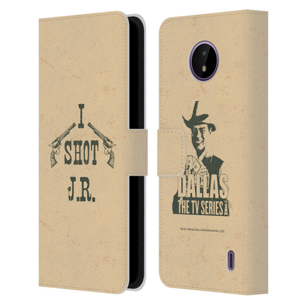 Dallas: Television Series Graphics Typography Leather Book Wallet Case Cover For Nokia C10 / C20